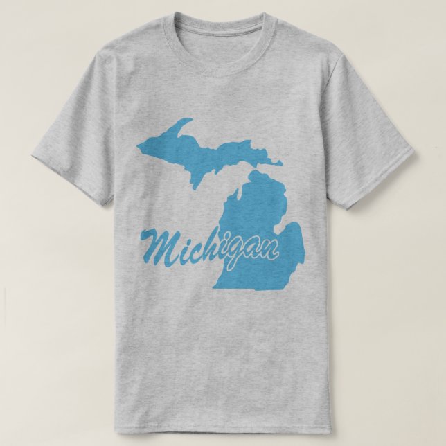 Michigan-formad t-shirt (Design framsida)