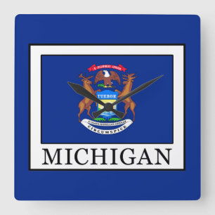 Michigan Fyrkantig Klocka