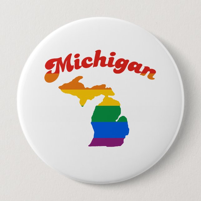 MICHIGAN GAY PRIDE KNAPP (Framsida)