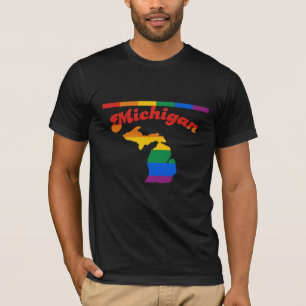 MICHIGAN GAY PRIDE T SHIRT