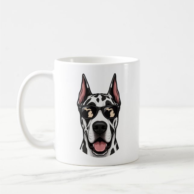 Michigan Grand Danois Kaffemugg (Vänster)