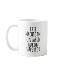 Michigan Great Lakes Minimalistisk Kaffe kopp