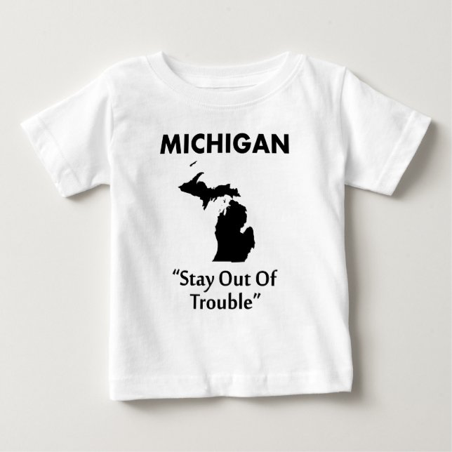 Michigan - Håll dig ur trubbel Tröja (Framsida)
