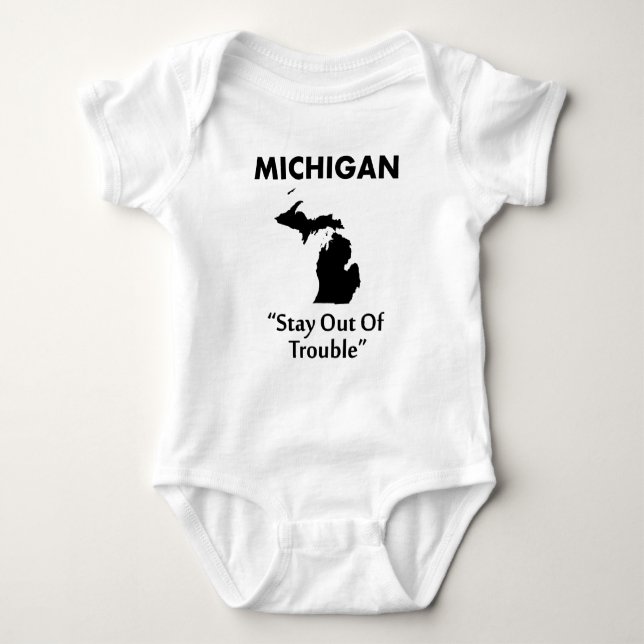 Michigan - Håll dig ur trubbel Tröja (Framsida)