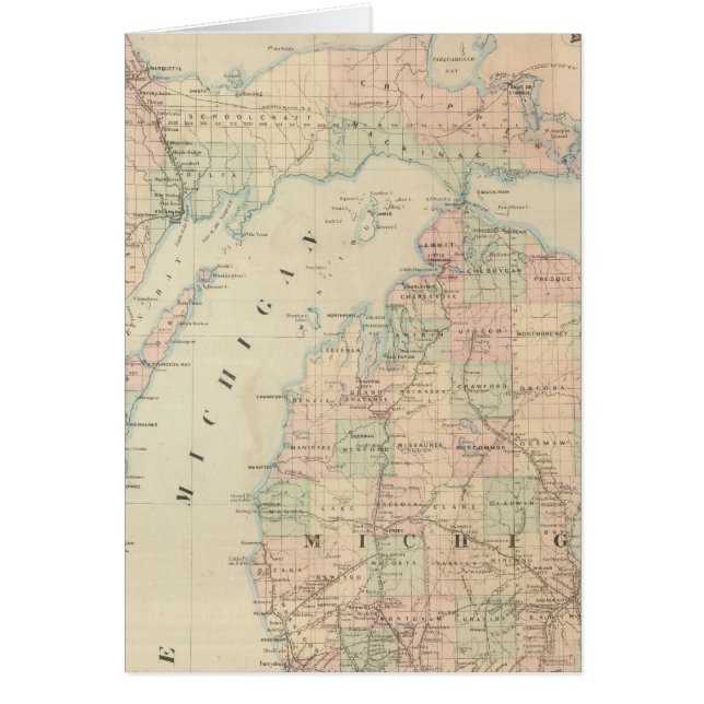 Michigan Hälsningskort (Framsidan)