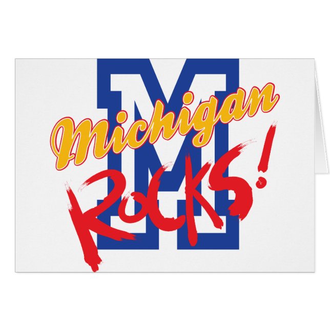 Michigan Hälsningskort (Framsidan Horizontal)