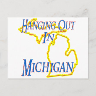Michigan - Hänger Utanför Vykort