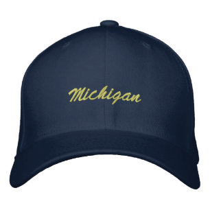 Michigan Hat Broderad Keps