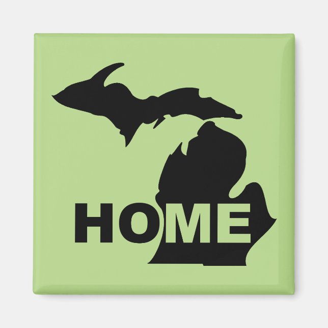 Michigan Hem Från Stat Frysmagnet Magnet (Framsidan)