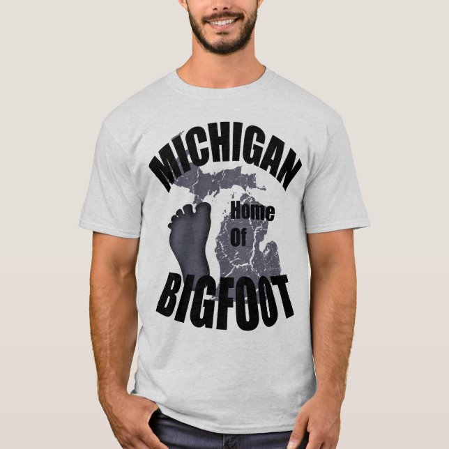 Michigan Hem i Bigfoot T-shirt (Framsida)