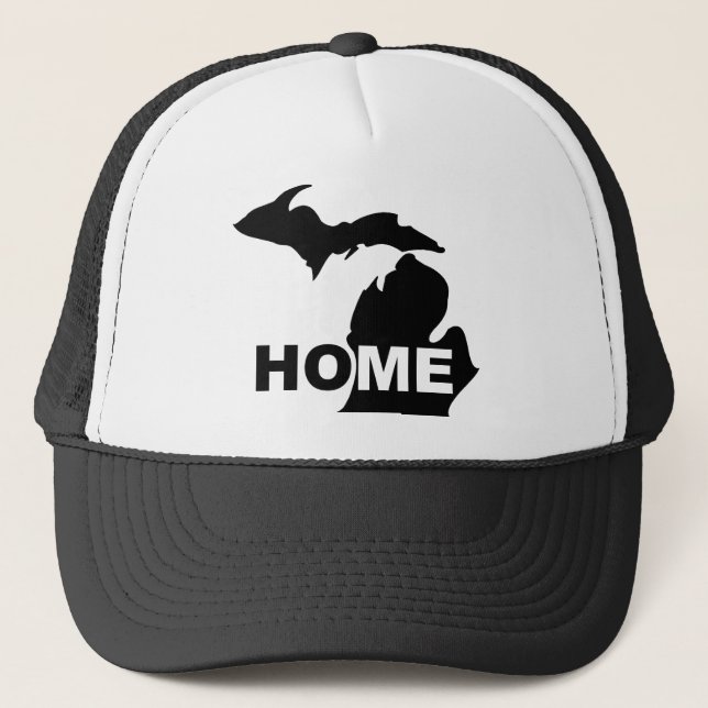 Michigan Hemma Borta Från Stat Kasket eller Hatt Keps (Framsida)