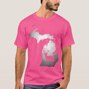 Michigan Hjort Hunting T Shirt