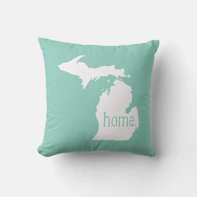 Michigan Home State Dekorativ kudde (Framsida)