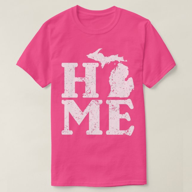 Michigan Home T Shirt (Design framsida)