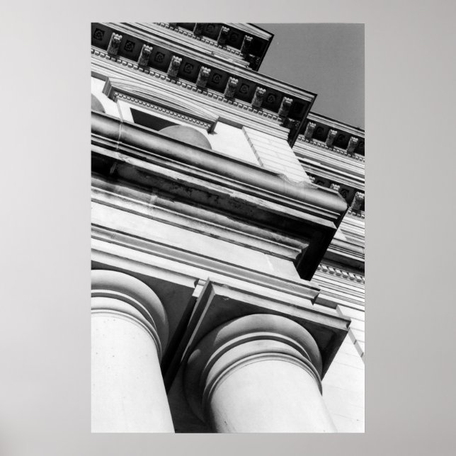 Michigan Huvudstad Byggande Poster (Framsidan)