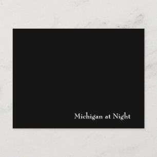 Michigan i Night Vykort