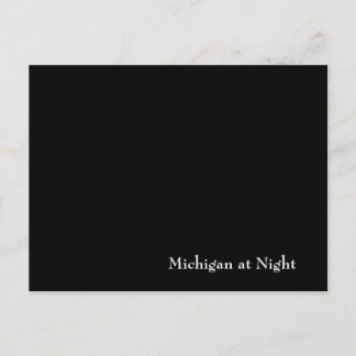 Michigan i Night Vykort