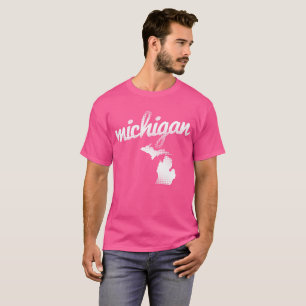 Michigan i rosor t shirt