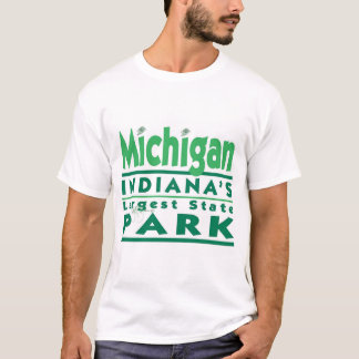 Michigan INDIANA störst delstatspark Tee Shirt
