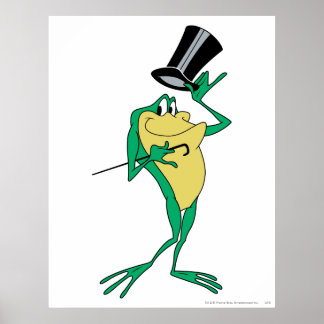 Michigan J. Frog i färg Poster