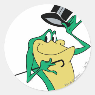 Michigan J. Frog i färg Runt Klistermärke