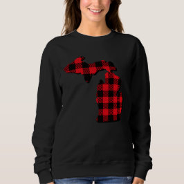 Michigan jul Red Play State karta Sweatshirt T Shirt