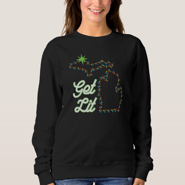 Michigan-julen - lustig party-sötskjorta! t shirt (Framsida)