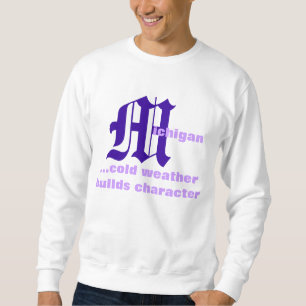 Michigan + kallt väder långärmad tröja