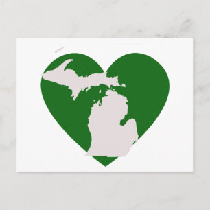 Michigan Kärlek Vykort