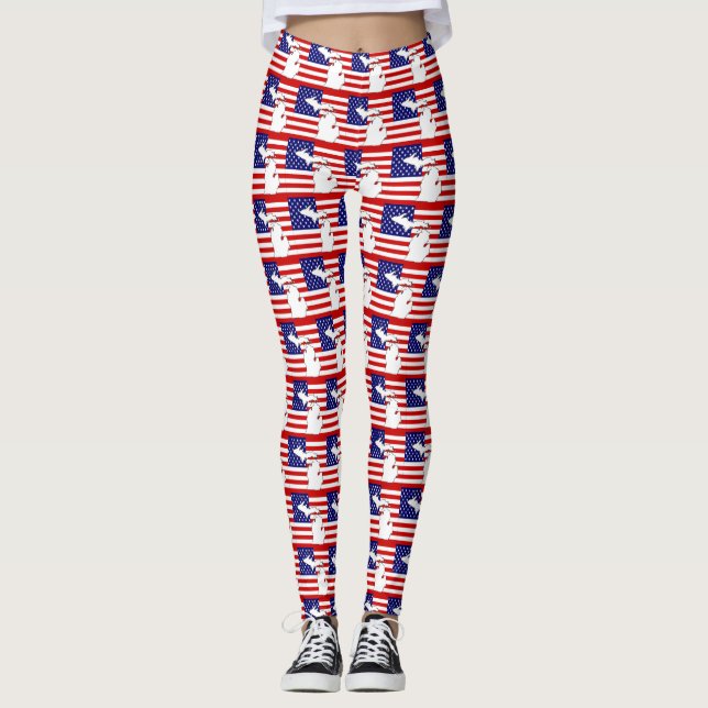 MICHIGAN KARTA LEGGINGS (Framsida)