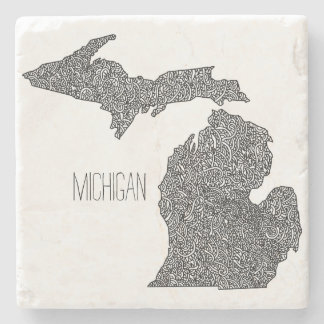 Michigan karta stenunderlägg