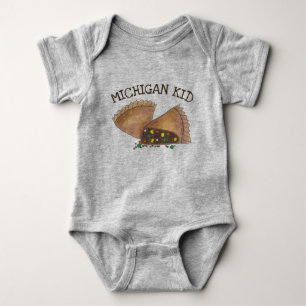 Michigan Kid Upper Peninsula Pasty Kött Paj Foodie Tröja