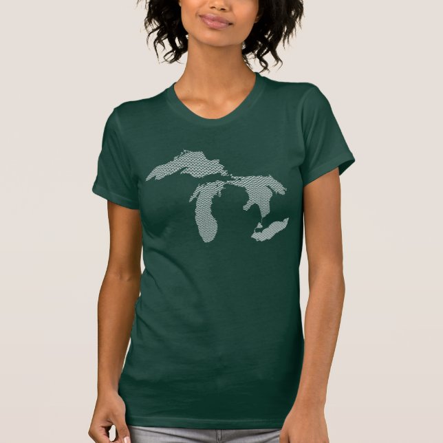 Michigan kvinnor vinkar design tröja (Framsida)