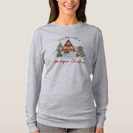 Michigan-långärmaden t-shirt