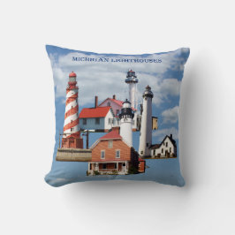 Michigan Lighthouse-kuddar Kudde