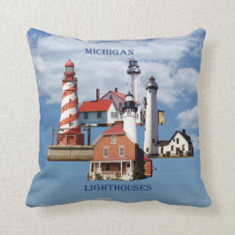 Michigan Lighthouse-kuddar Kudde