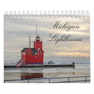 Michigan Lighthouses Calendar för 2020 Kalender