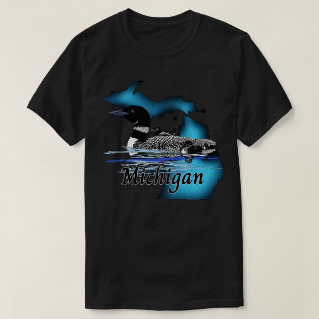 Michigan Loon T Shirt (Design framsida)