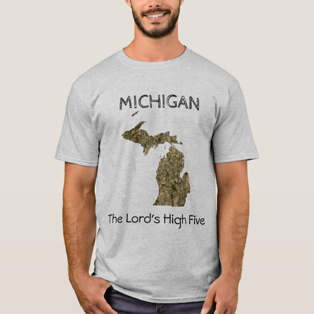 Michigan - lord'sens den Kick fem T-tröja T Shirt (Framsida)