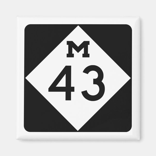Michigan M-43 Magnet (Framsidan)