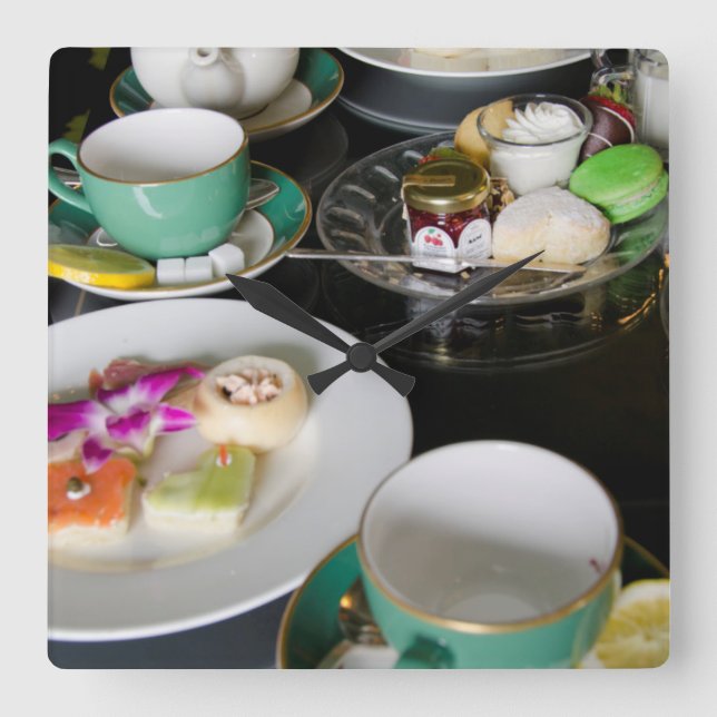 Michigan, Mackinac Island. Grand Hotel Fyrkantig Klocka (Framsida)