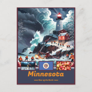 Michigan Marvels & Motto Vykort