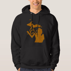Michigan Masons Grand Lodge F&am Freemason Far" Hoodie