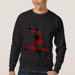 Michigan Michigander Buffalo Play Winter Christma Lång Ärmad Tröja<br><div class="desc">Michigan Michigander Buffalo Play Vinterjulsten Mitten</div>