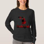 Michigan Michigander Buffalo Play Winter Christma T Shirt<br><div class="desc">Michigan Michigander Buffalo Play Vinterjulsten Mitten</div>