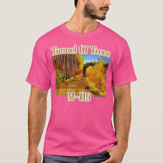 Michigan Michigander Stora sjöarna M-119 Tunnel Of T Shirt