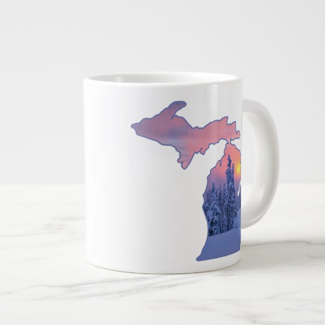 Michigan Mugg Jumbo Mugg (Framsida höger)