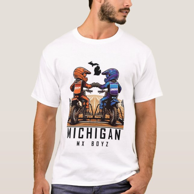 Michigan Mx Boyz Manar T-Shirt (Framsida)