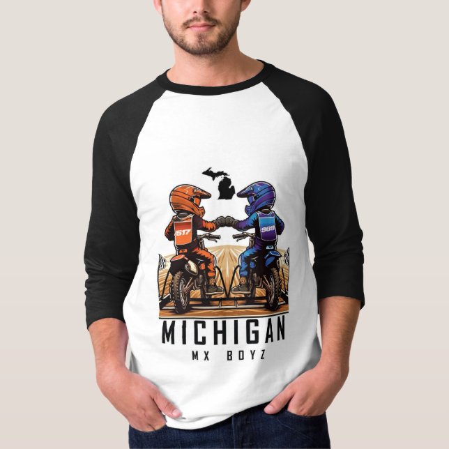 michigan mx boyz t shirt (Framsida)