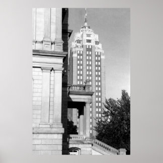 Michigan National Byggnad Poster